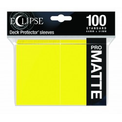 Ultra Pro Sleeve Eclipse Matte - Lemon Yellow (100 Sleeves)